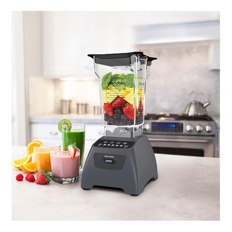 Blendtec Classic 575 blender med forhåndsinnstilte programmer for smoothier og supper, i et robust design.