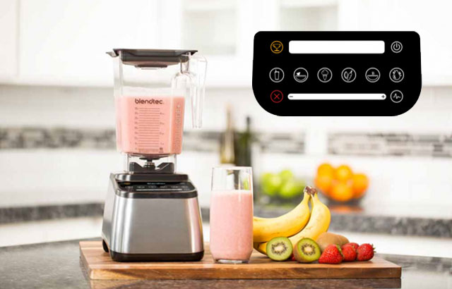 Bilde av Blendtec Designer 725 - Kraftig blender med avansert teknologi og elegant design, ideell for smoothies, sauser og isknusing.